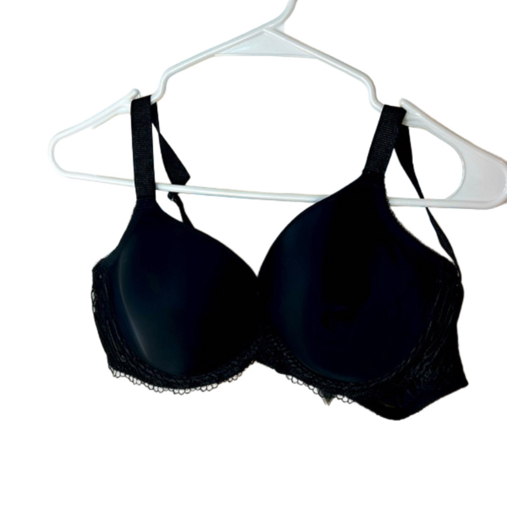 Wacoal Black Lace Lined Bra Size 40C